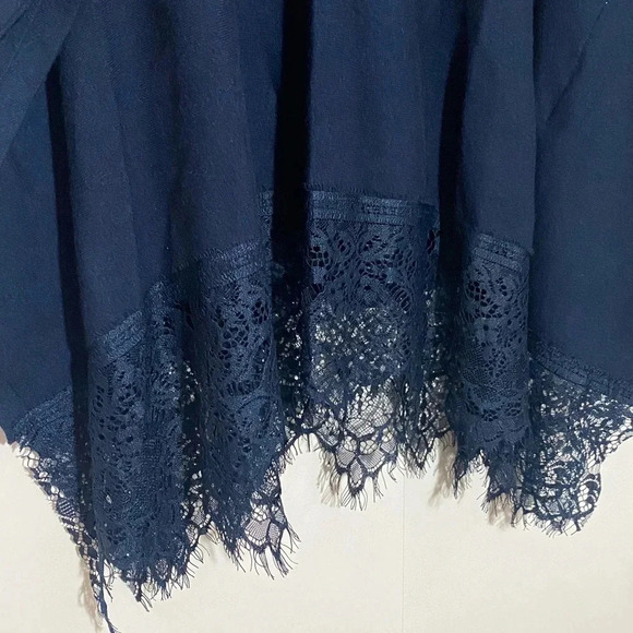Molly Bracken Navy laced  poncho - Picture 2 of 11